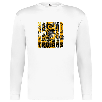tc-trojans-cross-country-tiles-v2-c2-kids-performance-long-sleeve-tee — White — Front — source sha256 4d48cb6e383a93fd40b22de2b619dc59c9a473a17af2a2390da6735316599e72 — Color position 4