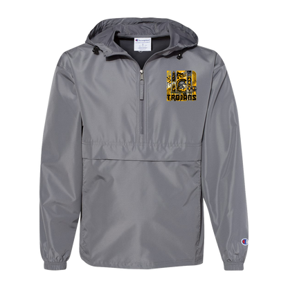 tc-trojans-cross-country-tiles-v2-champion-unisex-packable-anorak-jacket — Graphite — Front — source sha256 84a2d4e98c23afbd6c9643c150a1c109a0154649af8cb0b41cee10f4bff7fb1d — Color position 2