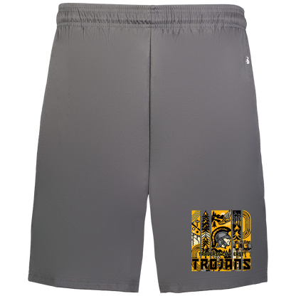 tc-trojans-cross-country-tiles-v2-badger-adult-b-core-7-inch-short-with-pockets — Graphite — Front — source sha256 8af0f818e0854fcfd98f36a8844cac18e889a574b776f50cc7e132efcc88d58f — Color position 2