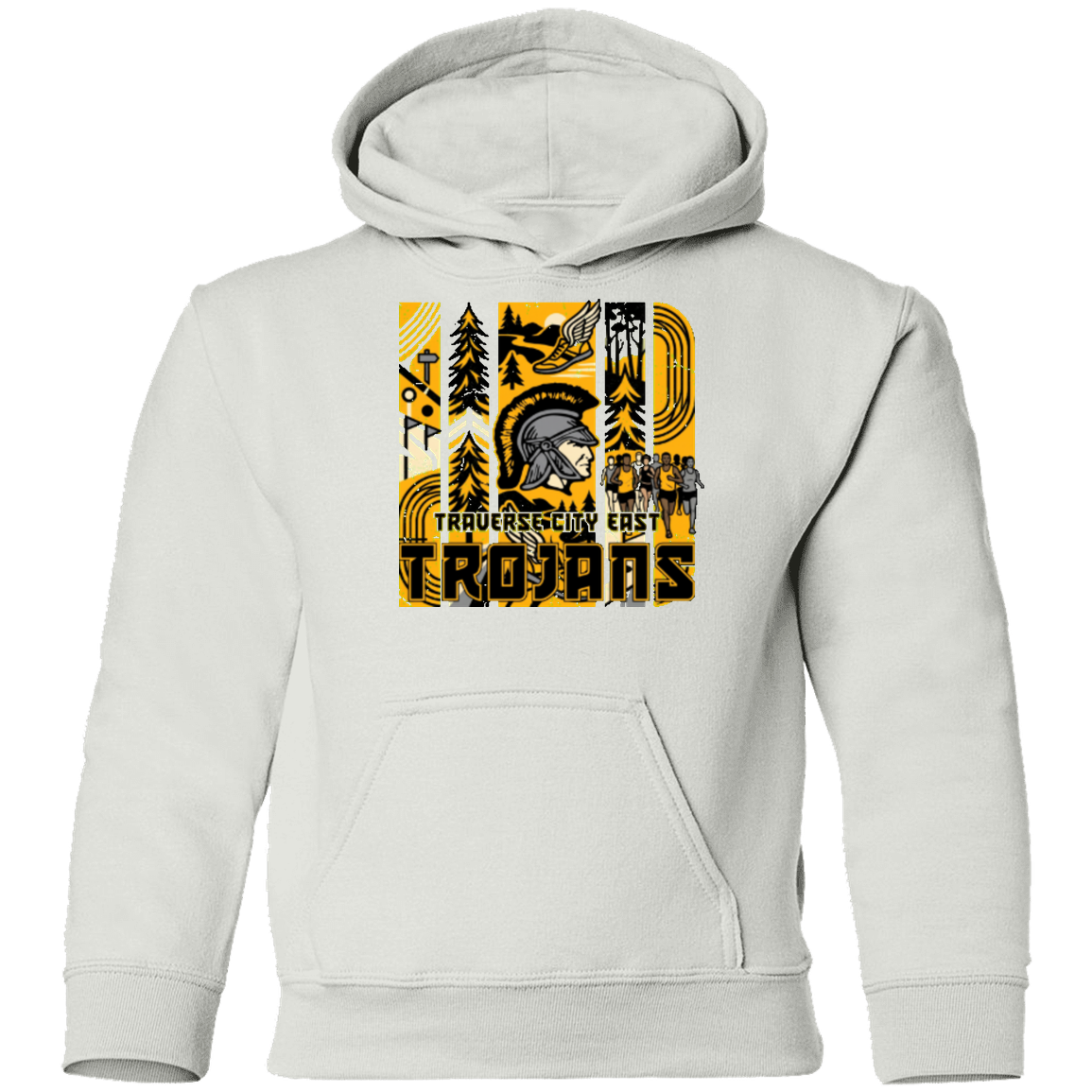 tc-trojans-cross-country-tiles-v2-gildan-youth-pullover-hoodie — White — Front — source sha256 bedbc801095bccfc04c68f52e198acb49a356ba5483204f690d6218bd1fa8360 — Color position 2