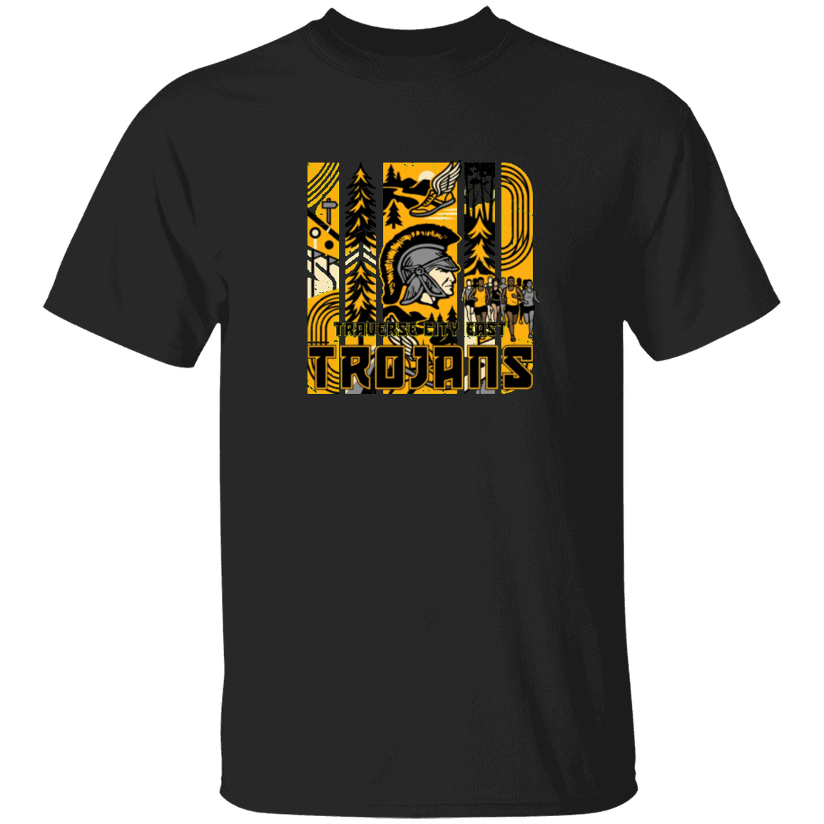 tc-trojans-cross-country-tiles-v2-gildan-youth-5-3-oz-100-cotton-t-shirt — Black — Front — source sha256 d6ae23ef4f52d80ca68e0237d2fe92270ffd1359ec6ff0994c92a66219924f12 — Color position 2