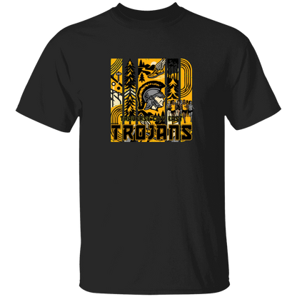 tc-trojans-cross-country-tiles-v2-gildan-5-3-oz-t-shirt — Black — Front — source sha256 d6ae23ef4f52d80ca68e0237d2fe92270ffd1359ec6ff0994c92a66219924f12 — Color position 5