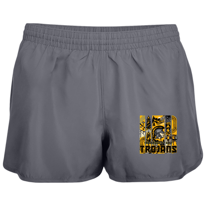tc-trojans-cross-country-tiles-v2-augusta-ladies-wayfarer-running-shorts — Graphite — Front — source sha256 d972c0407b407ea35df21f9415d9d6c92628d65f50afa01c8ecaa3970fea9d58 — Color position 2