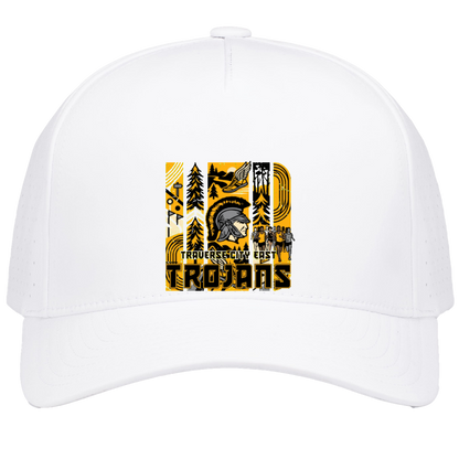 tc-trojans-cross-country-tiles-v2-pacific-headwear-weekender-perforated-snapback-cap — White — Front — source sha256 df43bd13916cf4eeee5b319110fae06b4e02c61c449169181aafd9494d12c6d1 — Color position 6