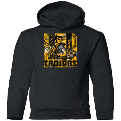 tc-trojans-cross-country-tiles-v2-gildan-youth-pullover-hoodie — Black — Front — source sha256 e0d81989658f888ce1cde8d818f750bd0ad28dc04d5a1491d3005a4336963a18 — Color position 3