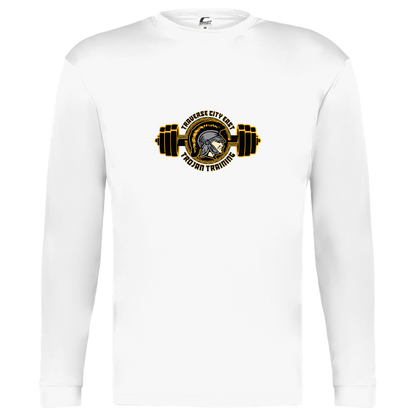 tc-trojans-ems-training-logo-c2-kids-performance-long-sleeve-tee — White — Front — source sha256 09529e6be6b9158282110381d4e755fad9d57dbaa7bc43510de0737b3c5b3dce — Color position 4