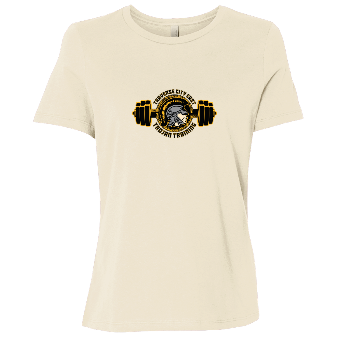 tc-trojans-ems-training-logo-bella-canvas-ladies-relaxed-jersey-short-sleeve-t-shirt — Natural — Front — source sha256 25ca3c108216e19e61f5c49ba9c6075e60a796390902bcbe81bc3ce4a55caa1f — Color position 1