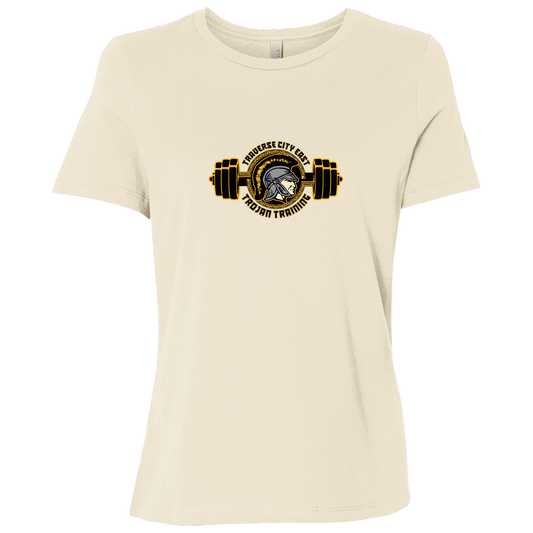 tc-trojans-ems-training-logo-bella-canvas-ladies-relaxed-jersey-short-sleeve-t-shirt — Natural — Front — source sha256 25ca3c108216e19e61f5c49ba9c6075e60a796390902bcbe81bc3ce4a55caa1f — Color position 1