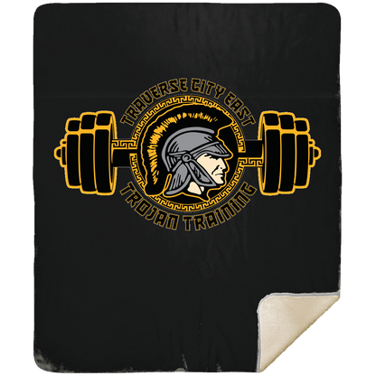 tc-trojans-ems-training-logo-mshm-premium-sherpa-blanket-50x60 — Black — Front — source sha256 26c3393ab6e5f17d21fb570bdaa9218e3b46f1d16e2cc18bd863e22ef652347b — Color position 2