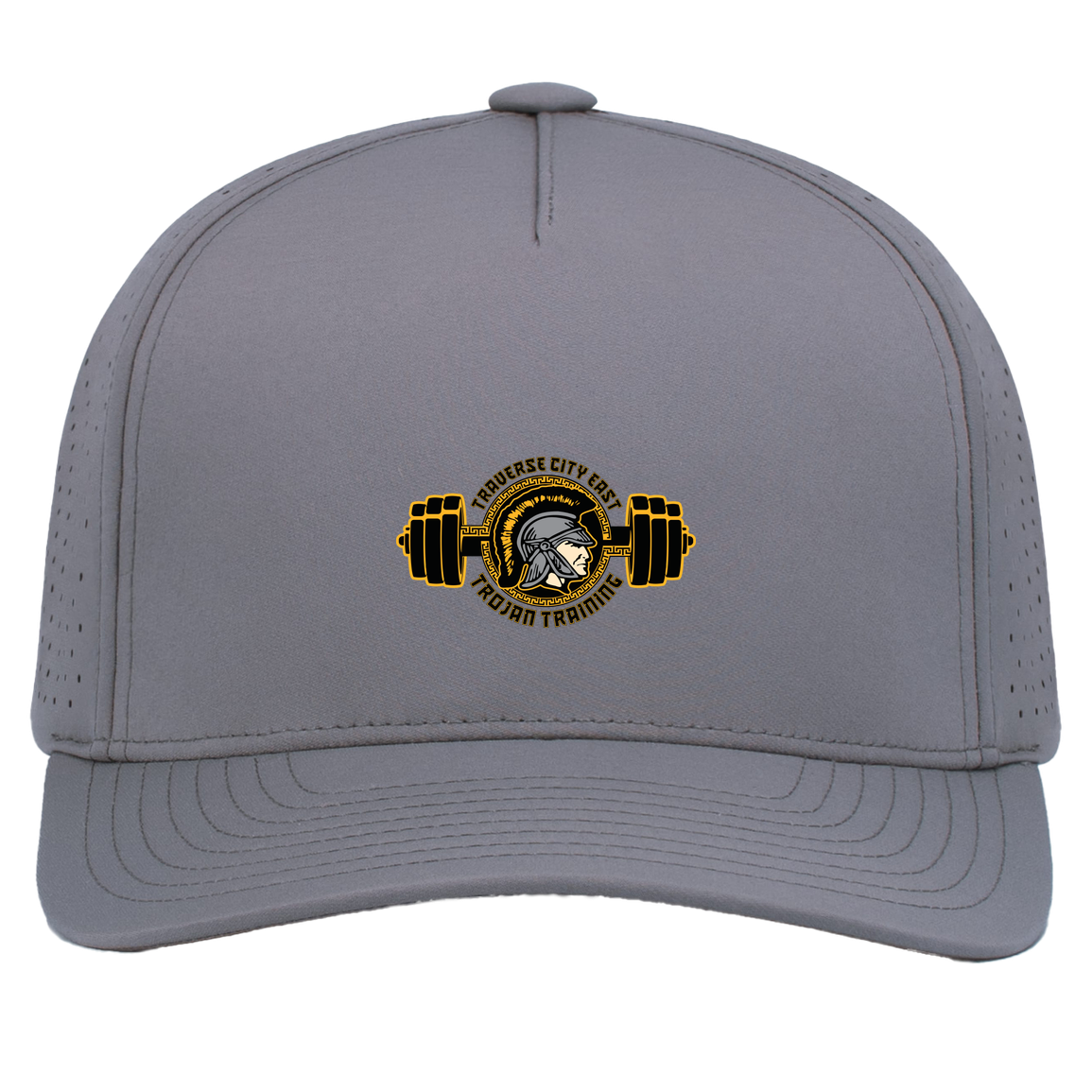 tc-trojans-ems-training-logo-pacific-headwear-weekender-perforated-snapback-cap — Graphite — Front — source sha256 2a10f52846787769bd3c95d10dc6218656d9459a55b5ec739aada313dd627496 — Color position 4