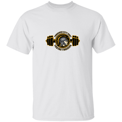 tc-trojans-ems-training-logo-gildan-5-3-oz-t-shirt — White — Front — source sha256 45b596a01265349500faf80614d5ce4415665d6428e2ec1bd15aff925ea939b6 — Color position 3
