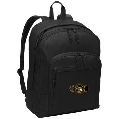 tc-trojans-ems-training-logo-port-authority-basic-backpack — Black — Front — source sha256 517f19e51b15400160a821e9ba78b8c9f3e8c6fe5e36965054dfb1388934e885 — Color position 1