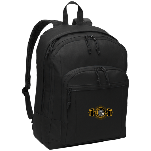 tc-trojans-ems-training-logo-port-authority-basic-backpack — Black — Front — source sha256 517f19e51b15400160a821e9ba78b8c9f3e8c6fe5e36965054dfb1388934e885 — Color position 1