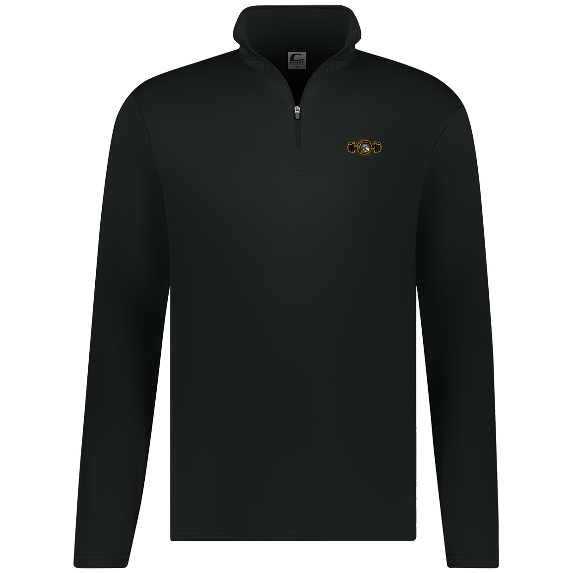 tc-trojans-ems-training-logo-c2-mens-1-4-zip-pullover — Black — Front — source sha256 63a78e5cc208800149f967b88c1c80bc9715e8b3505d908b2b8d30b451b1abce — Color position 1