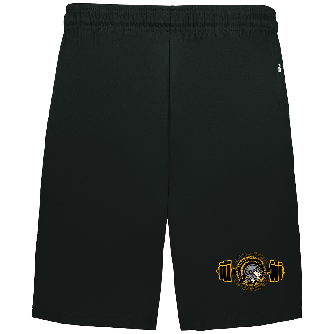 tc-trojans-ems-training-logo-badger-adult-b-core-7-inch-short-with-pockets — Black — Front — source sha256 75950e4a7b6062bc0cab9ea1ac19bef32d91bb13cb2864d43342bbbfd4c9230a — Color position 1