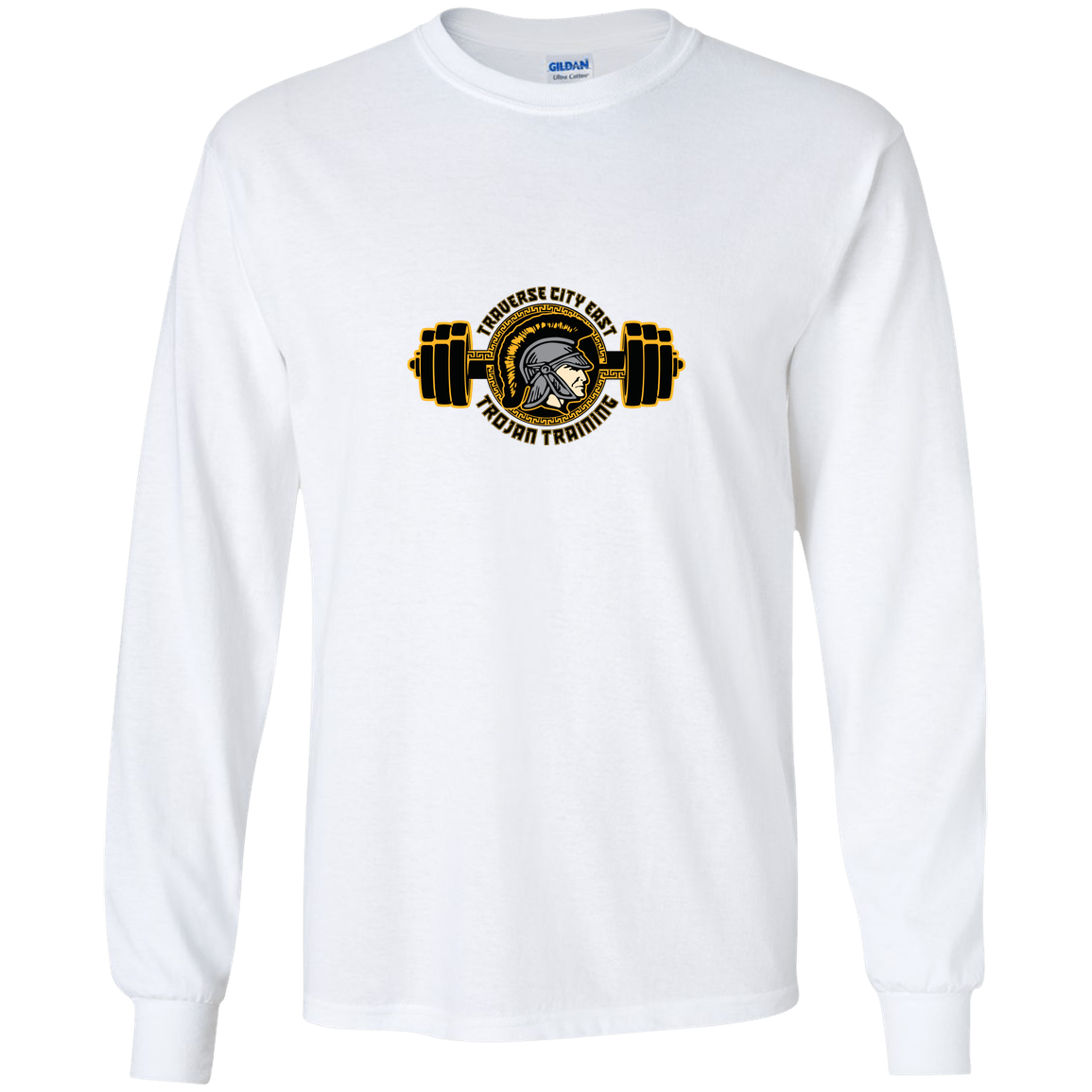 tc-trojans-ems-training-logo-gildan-youth-ls-t-shirt — White — Front — source sha256 7f542c530da38bf0cf8b86b3155e1c8338a83e9886acb207d35b81dd8cb5d849 — Color position 2