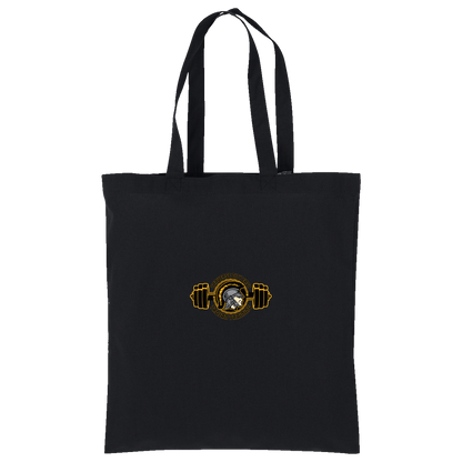 tc-trojans-ems-training-logo-port-authority-core-cotton-tote — Deep Black — Front — source sha256 828f39e66bb61599df612128dd6f551ce8c1776718b01d5e37d57b2f4b3fd141 — Color position 1
