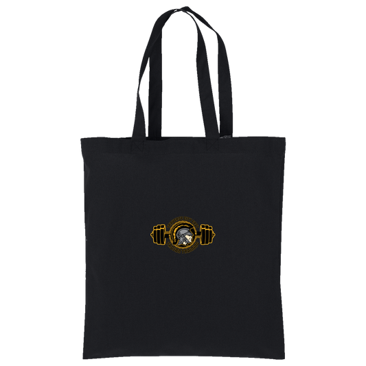 tc-trojans-ems-training-logo-port-authority-core-cotton-tote — Deep Black — Front — source sha256 828f39e66bb61599df612128dd6f551ce8c1776718b01d5e37d57b2f4b3fd141 — Color position 1