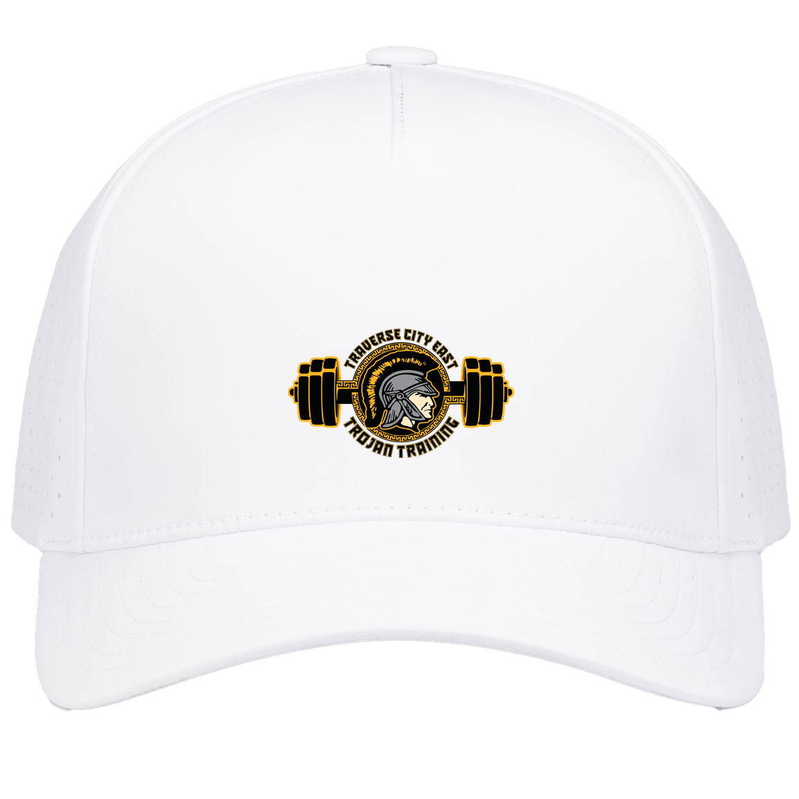 tc-trojans-ems-training-logo-pacific-headwear-weekender-perforated-snapback-cap — White — Front — source sha256 89b79f614a6b0bccf342ee69c31993599572585f04344a8c44e85e0b86141866 — Color position 6