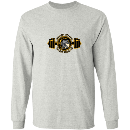 tc-trojans-ems-training-logo-gildan-ls-t-shirt-5-3-oz — Ash — Front — source sha256 9575ca3440bb68b2511ffa1be171611fc557d73d2ffec39b91e1c2950ed9673b — Color position 1
