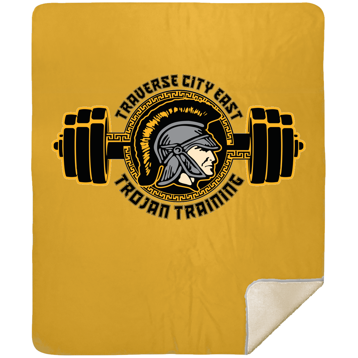 tc-trojans-ems-training-logo-mshm-premium-sherpa-blanket-50x60 — Athletic Gold — Front — source sha256 9dbefac91d8fce0cdc6b09a009f36d241e2eec10ea46b90c57150be071c6f0b7 — Color position 6