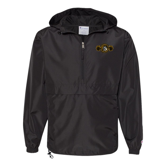 tc-trojans-ems-training-logo-champion-unisex-packable-anorak-jacket — Black — Front — source sha256 b6d7151941cf23bbb4e61bbc9d787a523c67a0511f2b19d3c516c1048fc68052 — Color position 1
