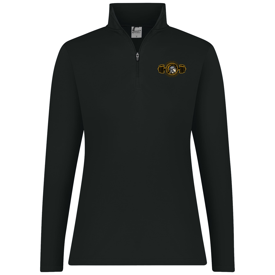 tc-trojans-ems-training-logo-c2-womens-1-4-zip-pullover — Black — Front — source sha256 be78d68a4a6db50f9ad53d5f77e7763ae52eac20a78c7054a0939061daf67051 — Color position 1