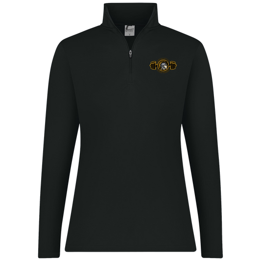 tc-trojans-ems-training-logo-c2-womens-1-4-zip-pullover — Black — Front — source sha256 be78d68a4a6db50f9ad53d5f77e7763ae52eac20a78c7054a0939061daf67051 — Color position 1