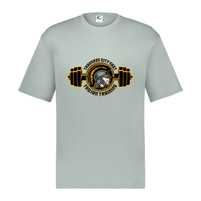 tc-trojans-ems-training-logo-c2-mens-performance-short-sleeve-tee — Silver — Front — source sha256 c0247e67d579d3a10c5cc94830a3f295f5569be67c33e5919218f963b09d4cbc — Color position 3
