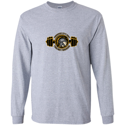 tc-trojans-ems-training-logo-gildan-youth-ls-t-shirt — Sport Grey — Front — source sha256 c1dd7fd9d8208afbfd88356a5448baf114b1c6217a94153b0b86ee0e402cecff — Color position 1