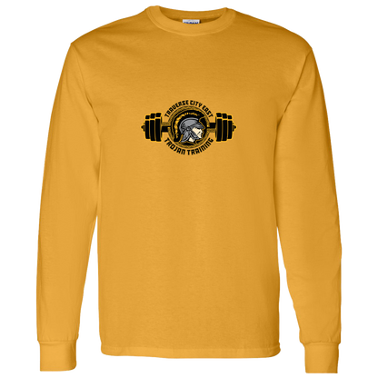 tc-trojans-ems-training-logo-gildan-ls-t-shirt-5-3-oz — Gold — Front — source sha256 c433b9a17ad1e5ebcdf74b59d34fc167e726da643be15cdcb1bfe928b893a950 — Color position 6