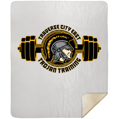 tc-trojans-ems-training-logo-mshm-premium-sherpa-blanket-50x60 — White — Front — source sha256 dfb9a62bd0d2bd0970d53042c86f65b8d923c3eafbca3ad4b37fe8038abc71f8 — Color position 1