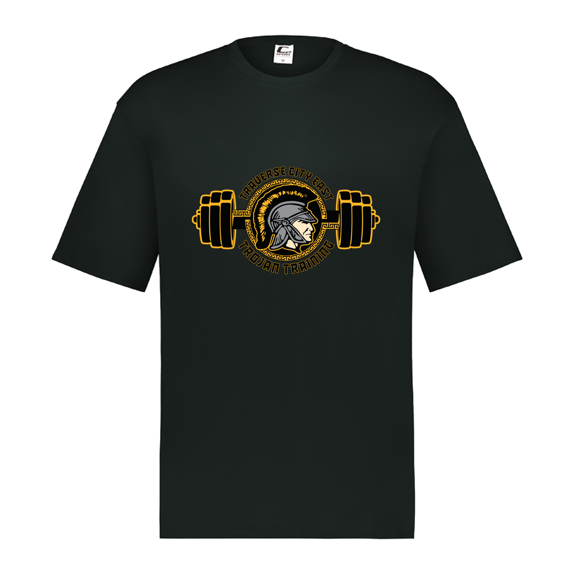 tc-trojans-ems-training-logo-c2-mens-performance-short-sleeve-tee — Black — Front — source sha256 e176035af582e68d78450c4a424ea8be7c19701cc9bab97c7284e868f979f31e — Color position 1