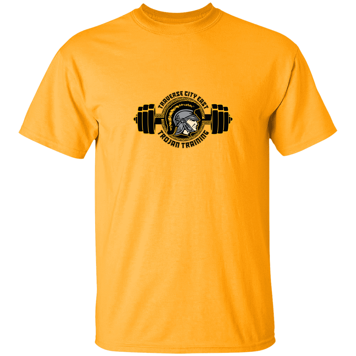 tc-trojans-ems-training-logo-gildan-5-3-oz-t-shirt — Gold — Front — source sha256 e3a8c7e030b6a95edc240874c2059affcaa29f24c3d5d1676c7f0c04e81b455a — Color position 7
