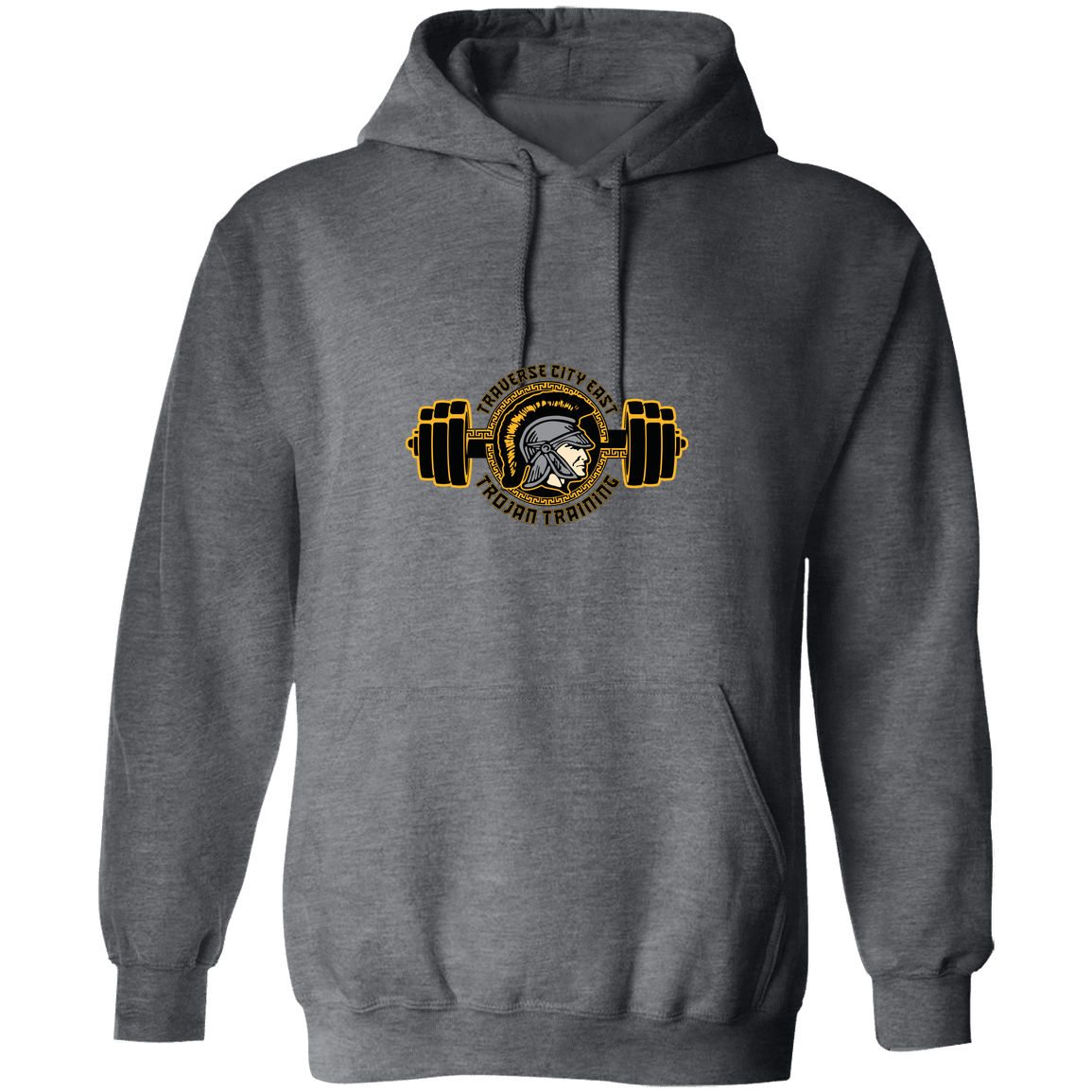 tc-trojans-ems-training-logo-gildan-pullover-hoodie — Dark Heather — Front — source sha256 f498fc739240760b3ceb6f6ba2fc6efd570c2f66450af292a35d08c9d2ac85f6 — Color position 6