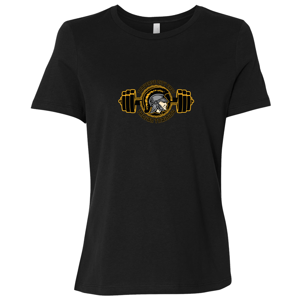 tc-trojans-ems-training-logo-bella-canvas-ladies-relaxed-jersey-short-sleeve-t-shirt — Black — Front — source sha256 f7cf9b1862f0e7e6bcce3253bd57175dc1fb79e7af99e226d1d006a55b74e57d — Color position 5