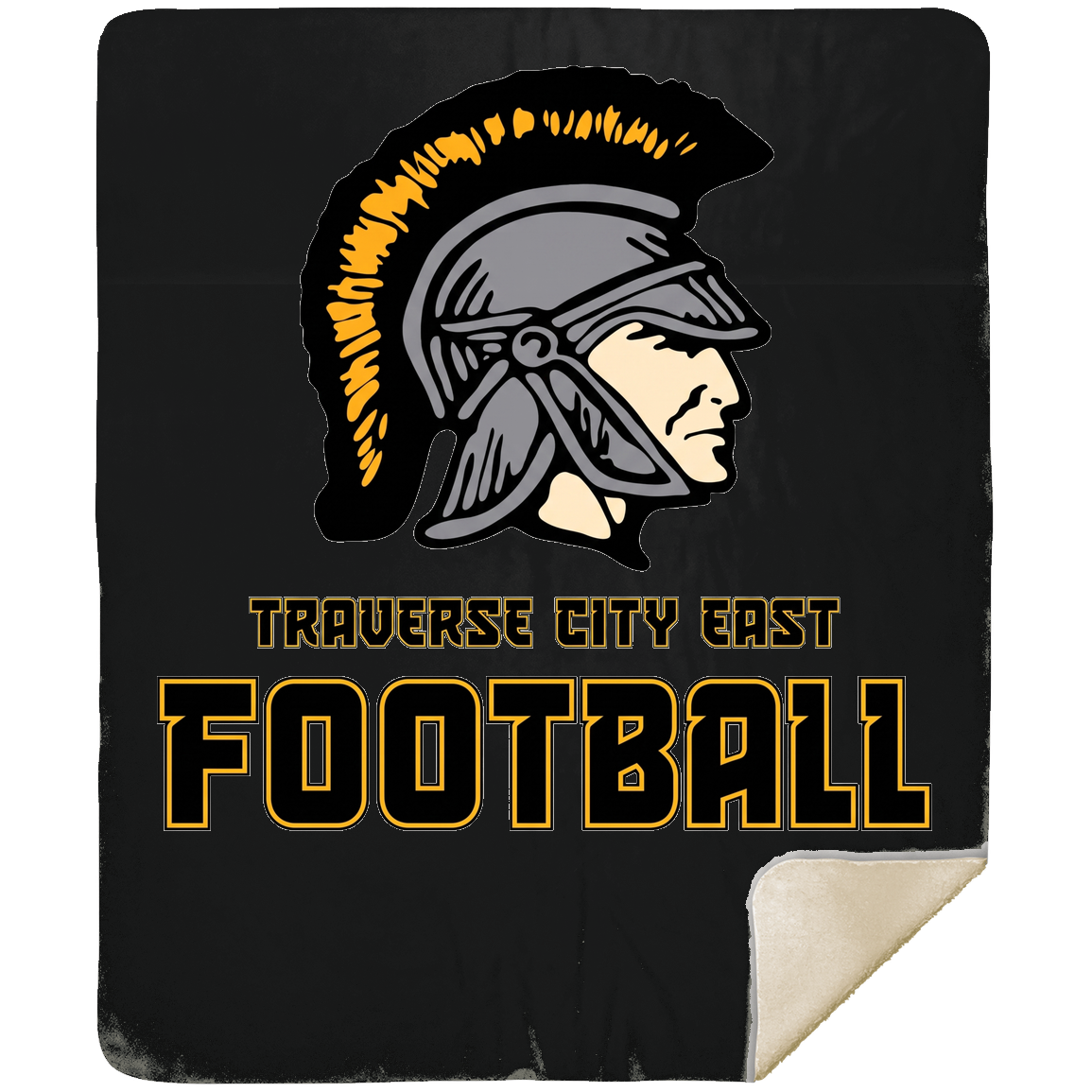 tc-trojans-football-basic-mshm-premium-sherpa-blanket-50x60 — Black — Front — source sha256 40956675cec9ffe1269e7f95250caa9b946e594534e762dd4b5c0579e7a107cc — Color position 2
