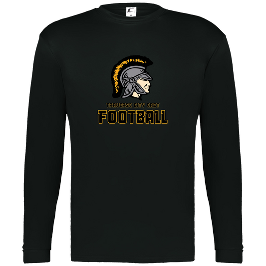 tc-trojans-football-basic-c2-mens-performance-long-sleeve-tee — Black — Front — source sha256 89eabe84b2d2db75b6e850d139f3759b03c2ea5c1dd84c991eb18eb0fcd668a3 — Color position 1
