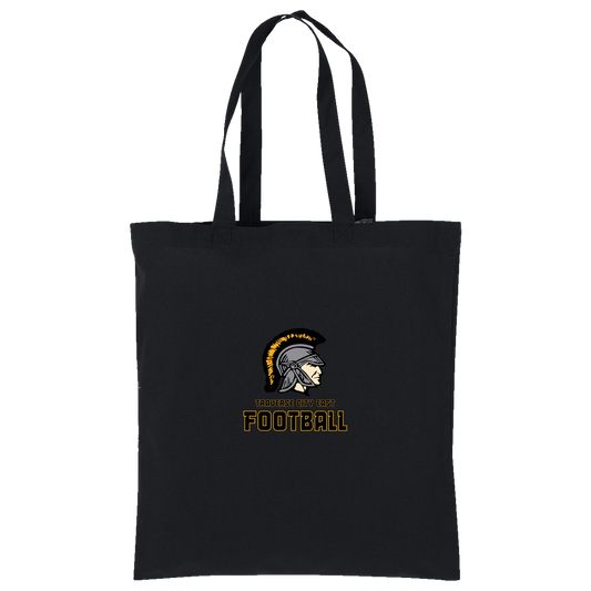 tc-trojans-football-basic-port-authority-core-cotton-tote — Deep Black — Front — source sha256 c00f4106cb6bdbba14afc10b6e36597d5435e7705236c2d668a7640294e4dbb0 — Color position 1