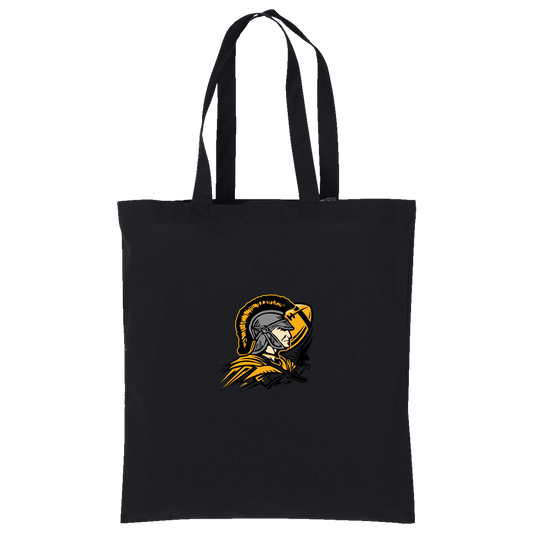 tc-trojans-football-graphic-v2-port-authority-core-cotton-tote — Deep Black — Front — source sha256 02e1568c3ab45b802146a691aab0beb13f1d7f575932e3be67399888fe383448 — Color position 1