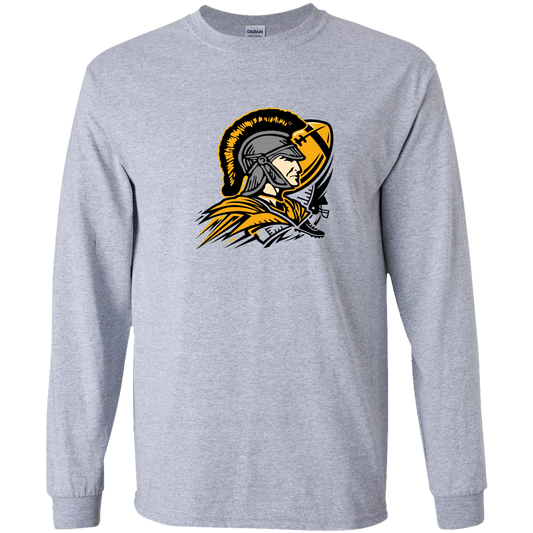 tc-trojans-football-graphic-v2-gildan-youth-ls-t-shirt — Sport Grey — Front — source sha256 3889dec627c4f02ac0bf5690dfe9122b14dad1b141f1328f2b7111c92dc23f63 — Color position 1