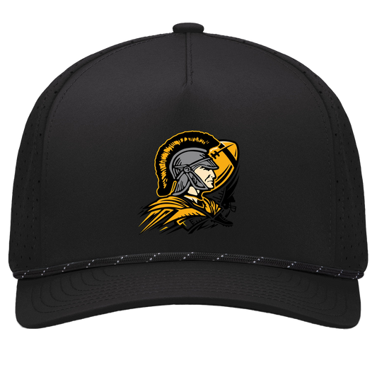 tc-trojans-football-graphic-v2-pacific-headwear-weekender-perforated-snapback-cap — Black/Black — Front — source sha256 41ebb8aba2c74df5a7352edb1774e5357becb1e3039172466da0ca3e682665a6 — Color position 1