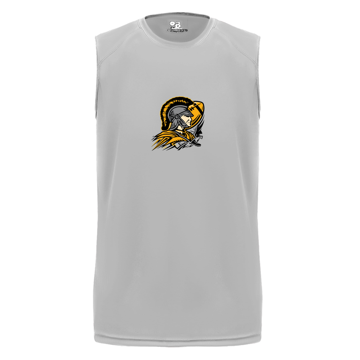 tc-trojans-football-graphic-v2-badger-b-core-sleeveless-performance-tee — Silver — Front — source sha256 5a29af5b88d3e91cdae2d42346b5167d4b453c7c73beb260ece8ef685a4494ec — Color position 3