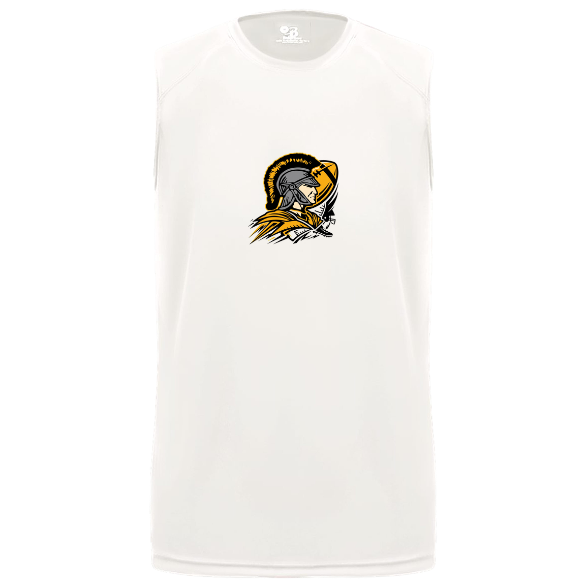 tc-trojans-football-graphic-v2-badger-b-core-sleeveless-performance-tee — White — Front — source sha256 a07ec2c6d01d81fb08f27d5ca87c0884fd322177025af7aa007b1eff9fb7e0e8 — Color position 4