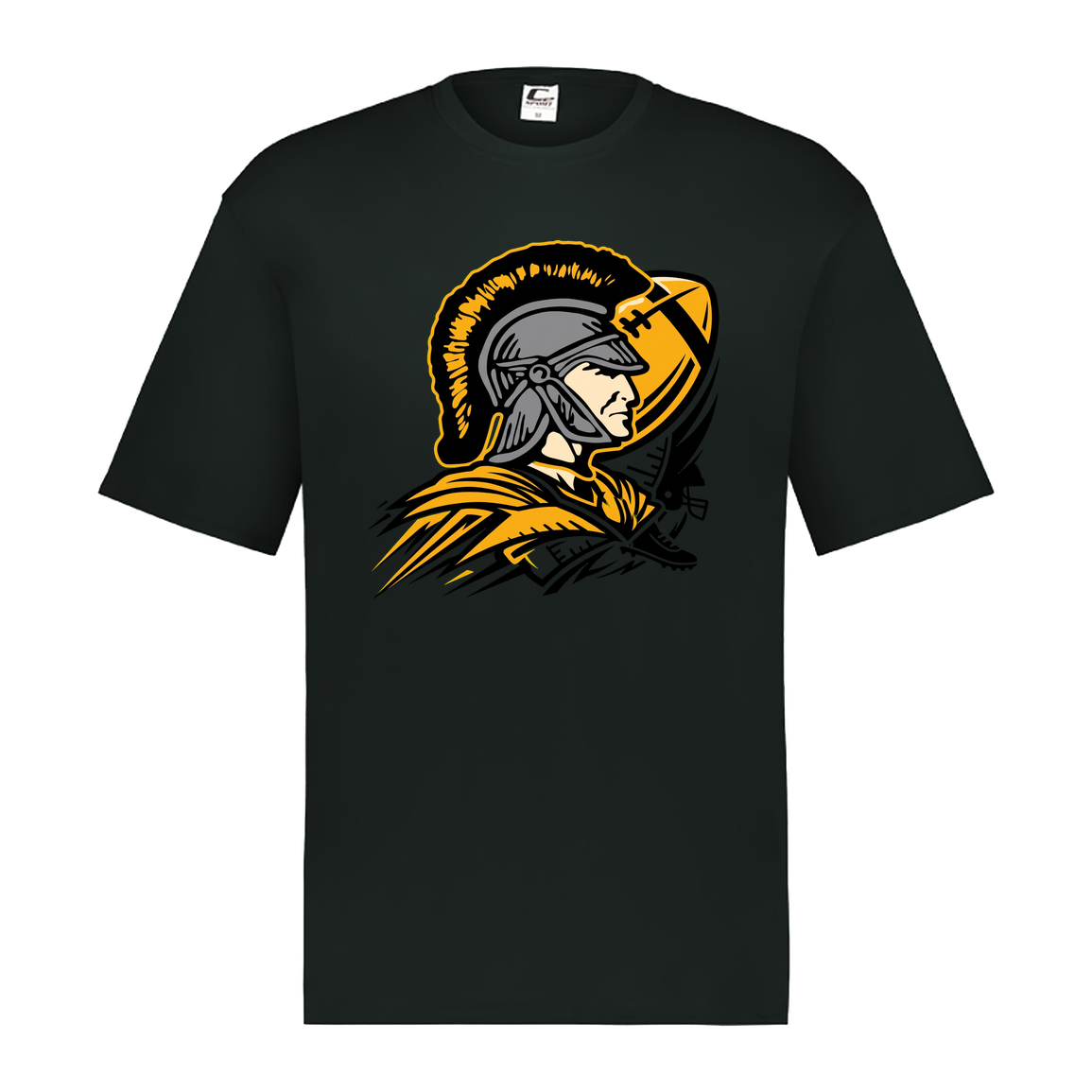 tc-trojans-football-graphic-v2-c2-mens-performance-short-sleeve-tee — Black — Front — source sha256 c2b42e919e0f2d8bbede087f65370a5cd69990b14a3a627ce329037f780db53c — Color position 1