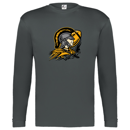 tc-trojans-football-graphic-v2-c2-kids-performance-long-sleeve-tee — Graphite — Front — source sha256 da2970df8d6d99041043afb67e6e3a3681e919909b6ed15ce23e54de53a1430d — Color position 2