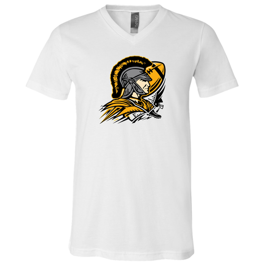 tc-trojans-football-graphic-v2-bella-canvas-unisex-jersey-ss-v-neck-t-shirt — White — Front — source sha256 e542baa8da58724c40c9786b55f609dbca434ad00dd7f379868dba47e266054c — Color position 1
