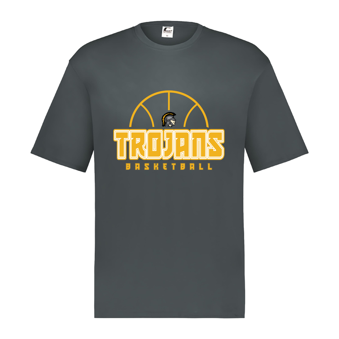 tc-trojans-hoop-horizon-c2-mens-performance-short-sleeve-tee — Graphite — Front — source sha256 70bacbe5a1d45c51d64fafe1e172d5a82147f16d4e5ce5071c944de126498d7d — Color position 2