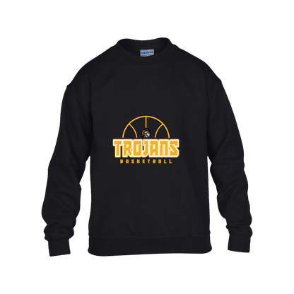tc-trojans-hoop-horizon-gildan-kids-heavy-blend-fleece-crew — Black — Front — source sha256 b3f863002c6c20ca61b658212eb5fce4bf96efa6054da4cad1c10b80e647a2c9 — Color position 1