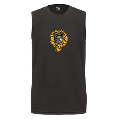 tc-trojans-retro-80s-90s-badger-b-core-sleeveless-performance-tee — Black — Front — source sha256 10e3e31b31ab563d205de1ac5a2882ff3ede608c92ff8e5415a688ecb9c0619d — Color position 1